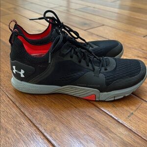 Under Armour Black and Red Athletic Shoes Men’s Size 9